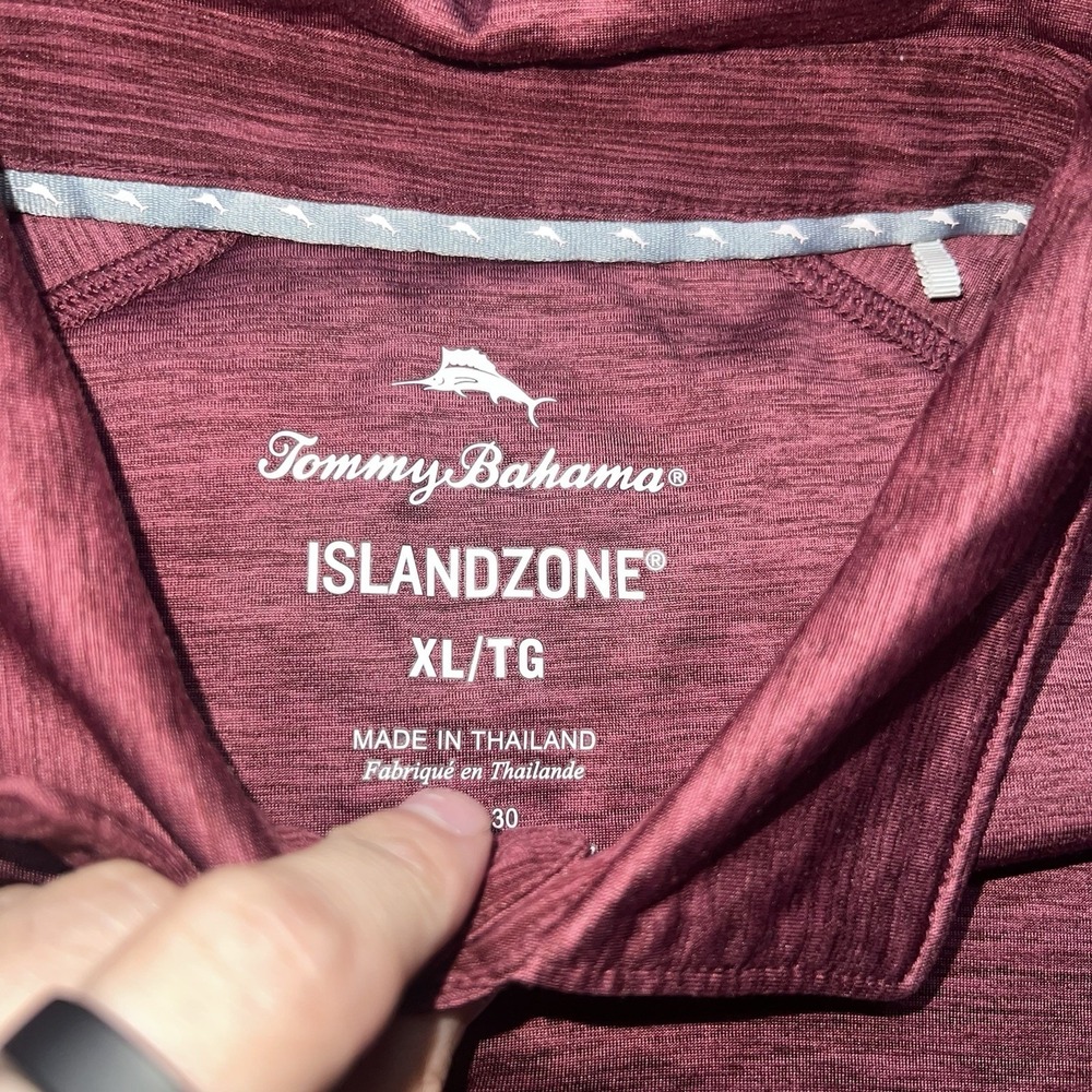 Mississippi State Bulldogs Polo Shirt Mens XL Red NCAA Football Tommy Bahama - Picture 3 of 6